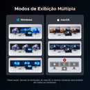 Hub USB - C 10 em 1 Premium 4K UltraSpeed – Conecte Tudo com Um Só Cabo - LCM STORELCM STORE14:86510-in-1 2HDMI;200007763:20133610010 - in - 1 2HDMIHub USB - C 10 em 1 Premium 4K UltraSpeed – Conecte Tudo com Um Só CaboBrasil