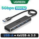 UGREEN USB 3.0 Hub 4 Ports USB HUB Slim for Mouse, Keyboard Compatible with MacBook Pro Air Laptop Desktop PC Xbox PS5 Splitter - LCM STORELCM STORE14:865100cm;200007763:201336100100cmUGREEN USB 3.0 Hub 4 Ports USB HUB Slim for Mouse, Keyboard Compatible with MacBook Pro Air Laptop Desktop PC Xbox PS5 SplitterCHINA